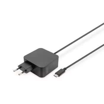 Pieslēgvietas lādētājs USB-C Digitus DA-10071 65W Iekštelpu Maiņstrāvas Melns