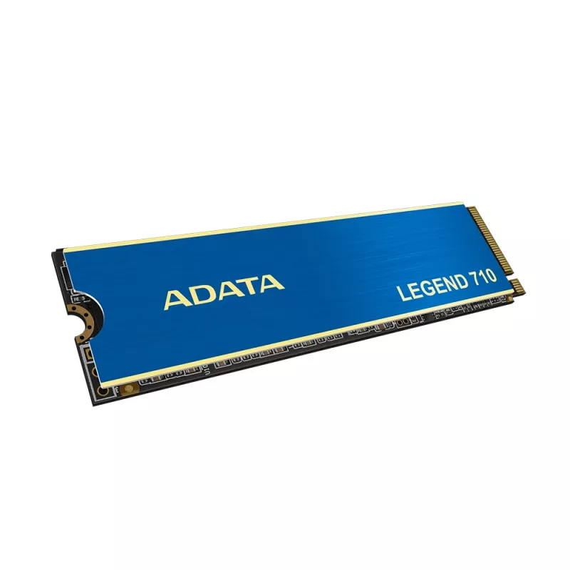SSD M.2 ADATA LEGEND 710 256 GB — PCIe 3.0 NVMe, lasīšanas ātrums 2100 MB/s, rakstīšanas ātrums 1000 MB/s
