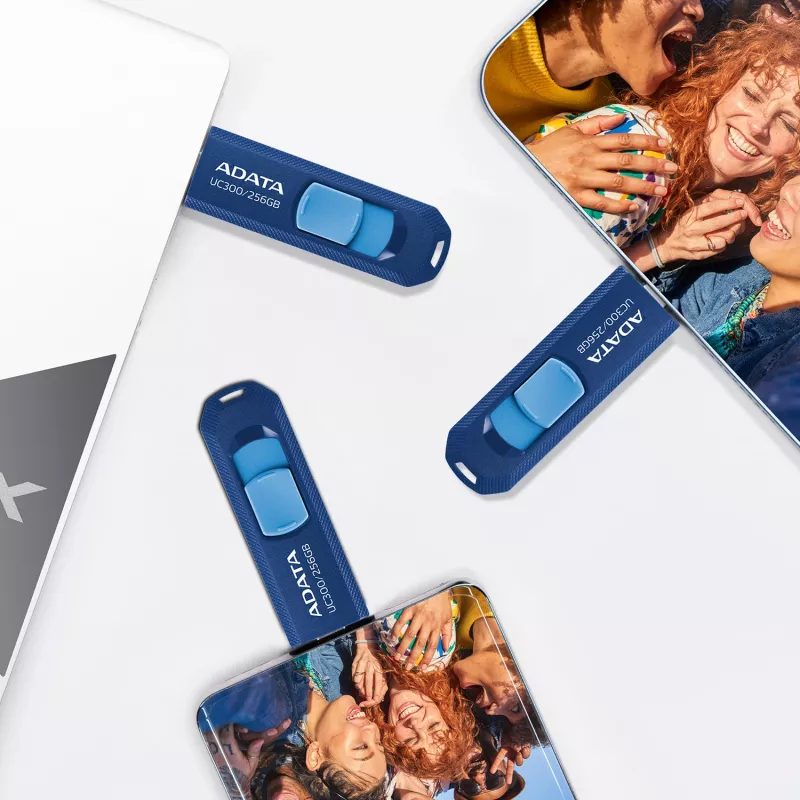 ADATA ACHO-UC300-128G-RNB USB zibatmiņa 128 GB USB Type-C 3.2 Gen 1 (3.1 Gen 1) Melns