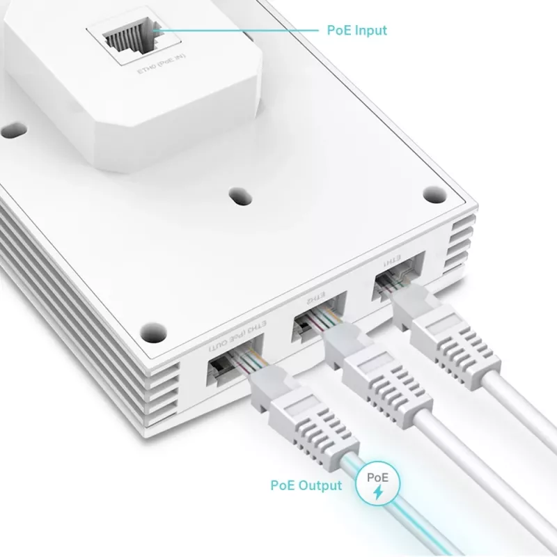 TP-Link Omada AX3000 sienas plate WiFi 6 piekļuves punkts