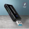 Card Reader Axagon CRE-S2N USB 3.2 Gen 1 Type-A Melns