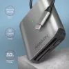 Axagon CRE-S3C Alumīnija ātrgaitas USB-C 3.2 Gen 1 atmiņas karšu lasītājs. 3 sloti, UHS-II