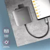 Axagon CRE-S3C Alumīnija ātrgaitas USB-C 3.2 Gen 1 atmiņas karšu lasītājs. 3 sloti, UHS-II