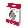 Axagon CRE-S3C Alumīnija ātrgaitas USB-C 3.2 Gen 1 atmiņas karšu lasītājs. 3 sloti, UHS-II