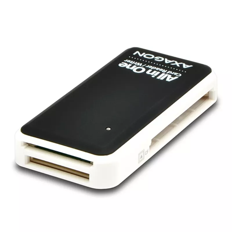 Axagon CRE-X1 ārējais 5 slotu atmiņas karšu lasītājs, CF, CF Type II, MMC, MMC Mobile, MMCmicro, MS Duo, MS PRO, Memory Stick (MS), MicroDrive, MicroSD...,