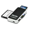 Axagon CRE-X1 ārējais 5 slotu atmiņas karšu lasītājs, CF, CF Type II, MMC, MMC Mobile, MMCmicro, MS Duo, MS PRO, Memory Stick (MS), MicroDrive, MicroSD...,