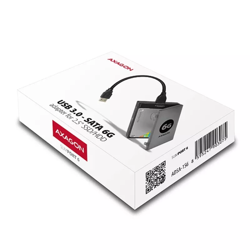 Axagon ADSA-1S6 USB 3.0 - 2,5 collu HDD SATA