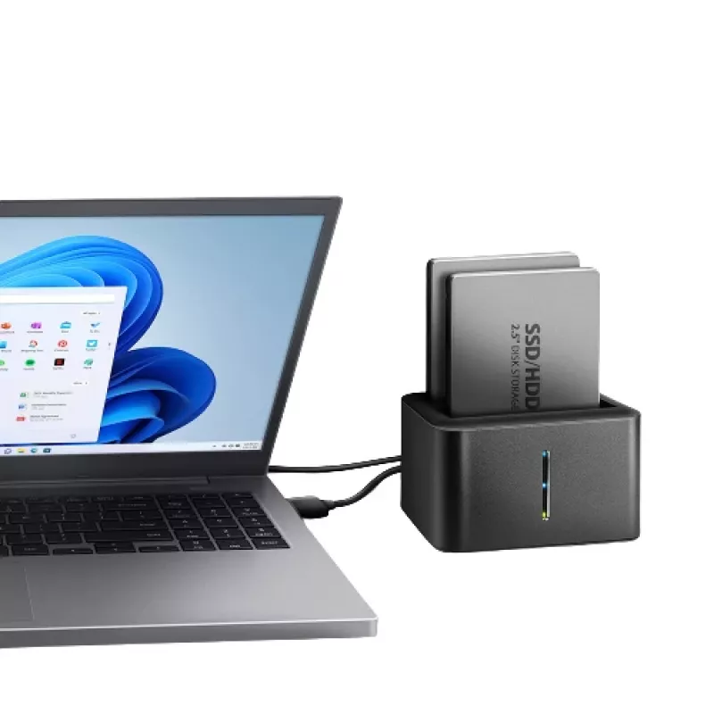 Axagon ADSA-D25 SuperSpeed USB DUAL 2.5 collu SSD/HDD MINI dokstacija