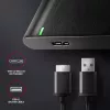 HDD/SSD korpuss AXAGON EE25-A6M — 2,5 collu SATA, USB 3.2 Gen 1 (5 Gbit/s), Micro-USB B uz USB Type-A, alumīnijs, melns