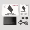 HDD/SSD korpuss AXAGON EE25-A6M — 2,5 collu SATA, USB 3.2 Gen 1 (5 Gbit/s), Micro-USB B uz USB Type-A, alumīnijs, melns