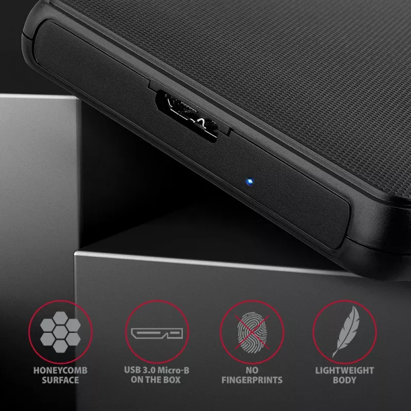 Axagon EE25-SL Bezscrew USB 3.2 Gen 1 - SATA 6G ārējā kaste 2,5 collu SSD/HDD