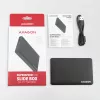 Axagon EE25-SL Bezscrew USB 3.2 Gen 1 - SATA 6G ārējā kaste 2,5 collu SSD/HDD