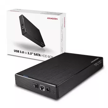 Axagon EE35-XA3 kompakta alumīnija USB 3.2 Gen 1 ārējā kaste SATA 3,5 collu HDD