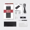 Axagon EEM2-GTR ārējā USB-C 3.2 Gen 2 metāla kaste M.2 NVMe SSD diskiem
