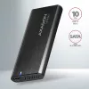 SSD korpuss Axagon EEM2-SBC USB-C 3.2 Gen 2 Melns M.2