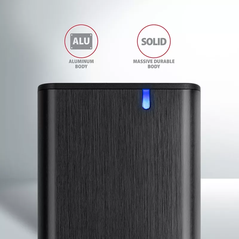 SSD korpuss Axagon EEM2-SBC USB-C 3.2 Gen 2 Melns M.2