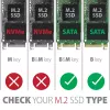 SSD korpuss Axagon EEM2-SBC USB-C 3.2 Gen 2 Melns M.2