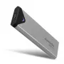 Axagon EEM2-UG2 ārējā USB-C 10Gbps metāla kaste M.2 NVMe SSD diskiem. Sudraba