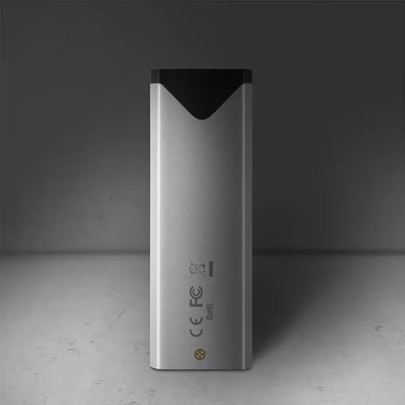 Axagon EEM2-UG2 ārējā USB-C 10Gbps metāla kaste M.2 NVMe SSD diskiem. Sudraba