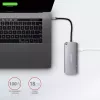 Axagon HMC-6M2 USB 3.2 Gen 1 centrmezgls, 2x USB-A, HDMI, RJ-45, SATA M.2, PD 100W, USB-C kabelis