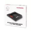 Axagon RSS-CD09 2.5 inch SSD/HDD rāmis DVD slotam 9.5 mm LED ALU interfeisa kartes/adapteris Iekšējais SATA