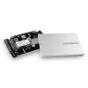 Axagon RSS-M2SD SATA - M.2 SATA SSD, iekšējā 2,5 collu ALU kaste, sudraba
