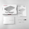 Axagon RSS-M2SD SATA - M.2 SATA SSD, iekšējā 2,5 collu ALU kaste, sudraba
