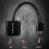Video kabeļa adapteris Axagon RVD-VGN DisplayPort uz VGA 0,16 m