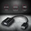 Video kabeļa adapteris Axagon RVD-VGN DisplayPort uz VGA 0,16 m