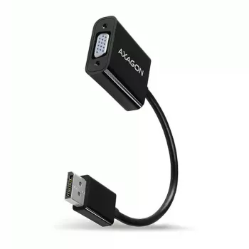 Video kabeļa adapteris Axagon RVD-VGN DisplayPort uz VGA 0,16 m