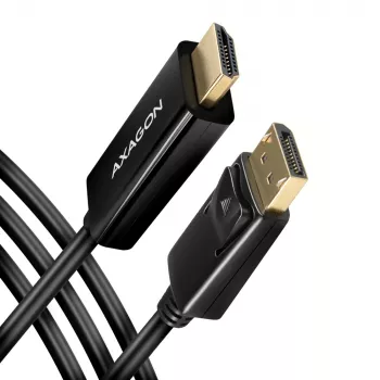Axagon RVD-HI14C2 DisplayPort -> HDMI 1.4 kabelis 1,8 m, 4K/30Hz