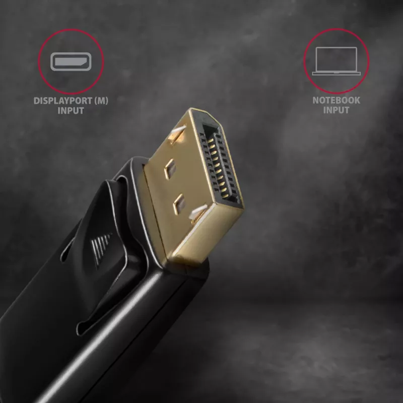Axagon RVD-HI14C2 DisplayPort -> HDMI 1.4 kabelis 1,8 m, 4K/30Hz