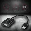 Axagon RVH-VGAN HDMI -> VGA adapteris FullHD, 1920x1200, audio OUT, power IN