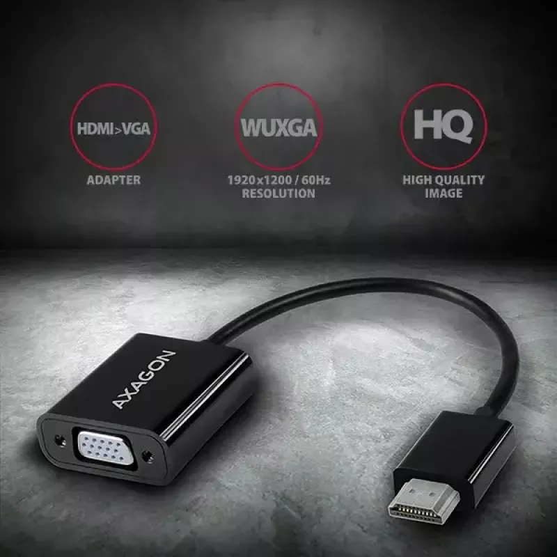 Axagon RVH-VGN HDMI -> VGA adapteris FullHD, 1920x1200
