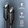 Axagon BUCM32-CM10AB SPEED+ USB-C USB 20Gbps/100W kabelis 1 m