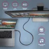 Axagon BUCM32-CM20AB SPEED+ USB-C USB 20Gbps/100W kabelis 2 m