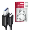 Axagon BUCM3-AM20AB SPEED USB-C <> USB-A 3.2 Gen 1 kabelis 2 m