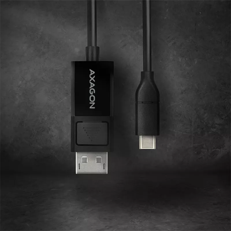 Axagon RVC-DPC USB-C -> DisplayPort kabelis 1,8 m 4K/60Hz