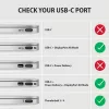 Axagon RVC-DPC USB-C -> DisplayPort kabelis 1,8 m 4K/60Hz