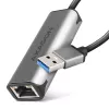 2,5 Gigabitu Ethernet adapteris AXAGON ADE-25R — USB Type-C, 10/100/1000/2500 Mbit, 5000 Mbit/s, alumīnijs, pelēks