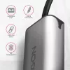 2,5 Gigabitu Ethernet adapteris AXAGON ADE-25R — USB Type-C, 10/100/1000/2500 Mbit, 5000 Mbit/s, alumīnijs, pelēks