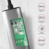 2,5 Gigabitu Ethernet adapteris AXAGON ADE-25R — USB Type-C, 10/100/1000/2500 Mbit, 5000 Mbit/s, alumīnijs, pelēks