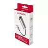 2,5 Gigabitu Ethernet adapteris AXAGON ADE-25R — USB Type-C, 10/100/1000/2500 Mbit, 5000 Mbit/s, alumīnijs, pelēks
