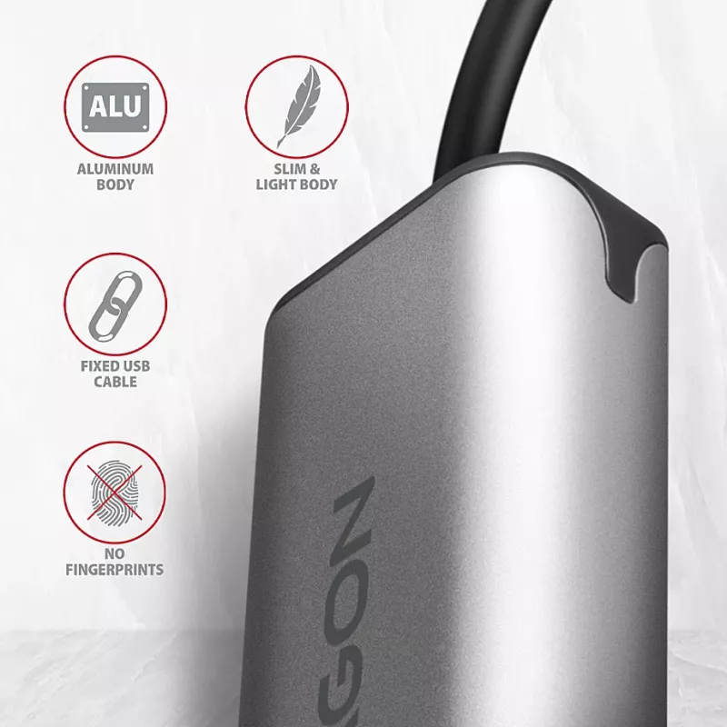 Axagon ADE-25RC SuperSpeed USB-C 2,5 gigabitu Ethernet adapteris