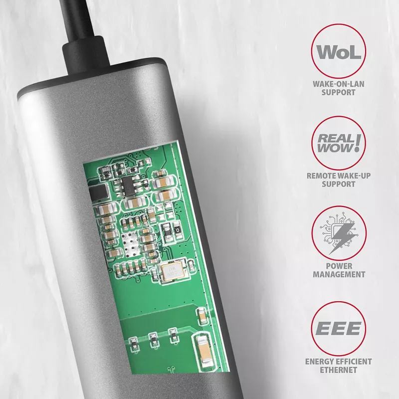 Axagon ADE-25RC SuperSpeed USB-C 2,5 gigabitu Ethernet adapteris
