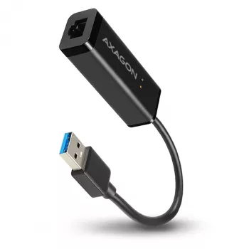 Axagon ADE-SR USB-A gigabitu Ethernet adapteris, Vadu, USB, Ethernet, 1000 Mbit/s, Melns