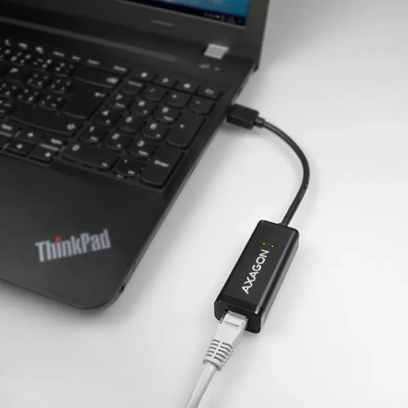 Axagon ADE-SR USB-A gigabitu Ethernet adapteris, Vadu, USB, Ethernet, 1000 Mbit/s, Melns