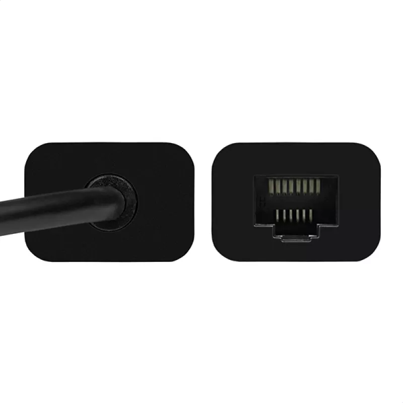 Axagon ADE-SRC USB-C gigabitu Ethernet adapteris, vadu, USB Type-C, Ethernet, 1000 Mbit/s, Melns