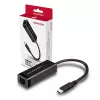 Axagon ADE-SRC USB-C gigabitu Ethernet adapteris, vadu, USB Type-C, Ethernet, 1000 Mbit/s, Melns