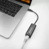Axagon ADE-SRC USB-C gigabitu Ethernet adapteris, vadu, USB Type-C, Ethernet, 1000 Mbit/s, Melns